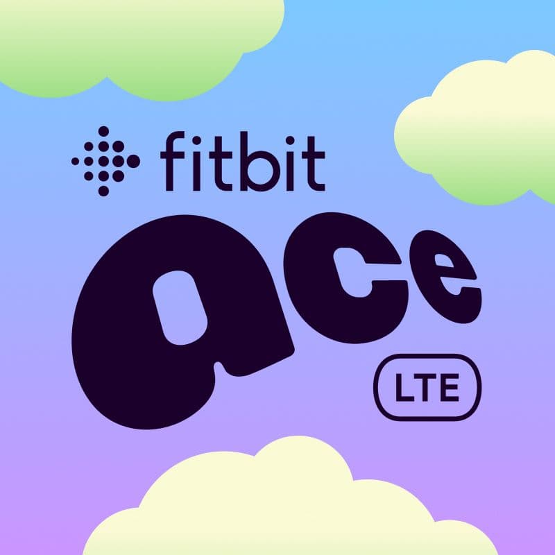 Fitbit Ace LTE logo.