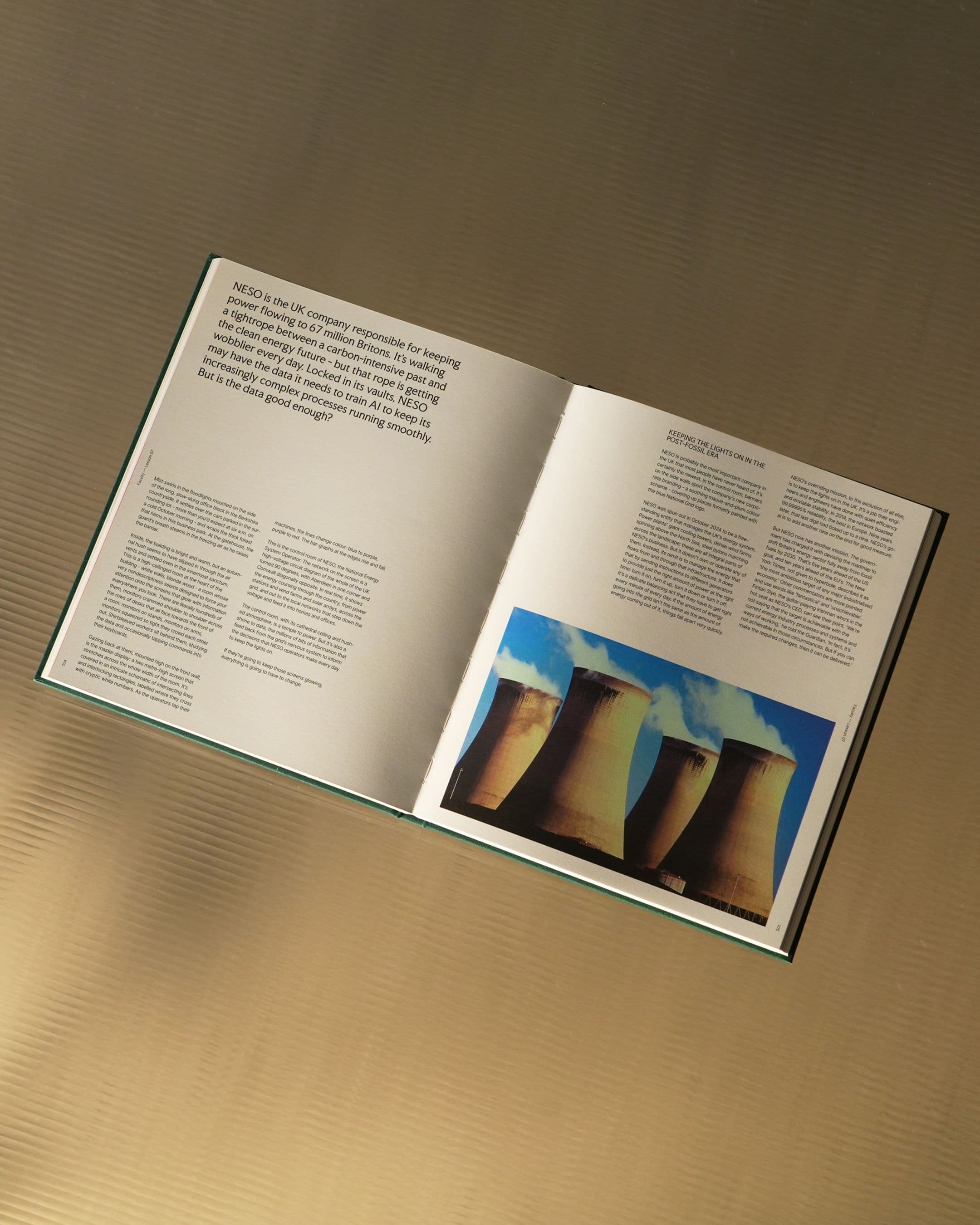 Open Faculty magazine displaying an article.